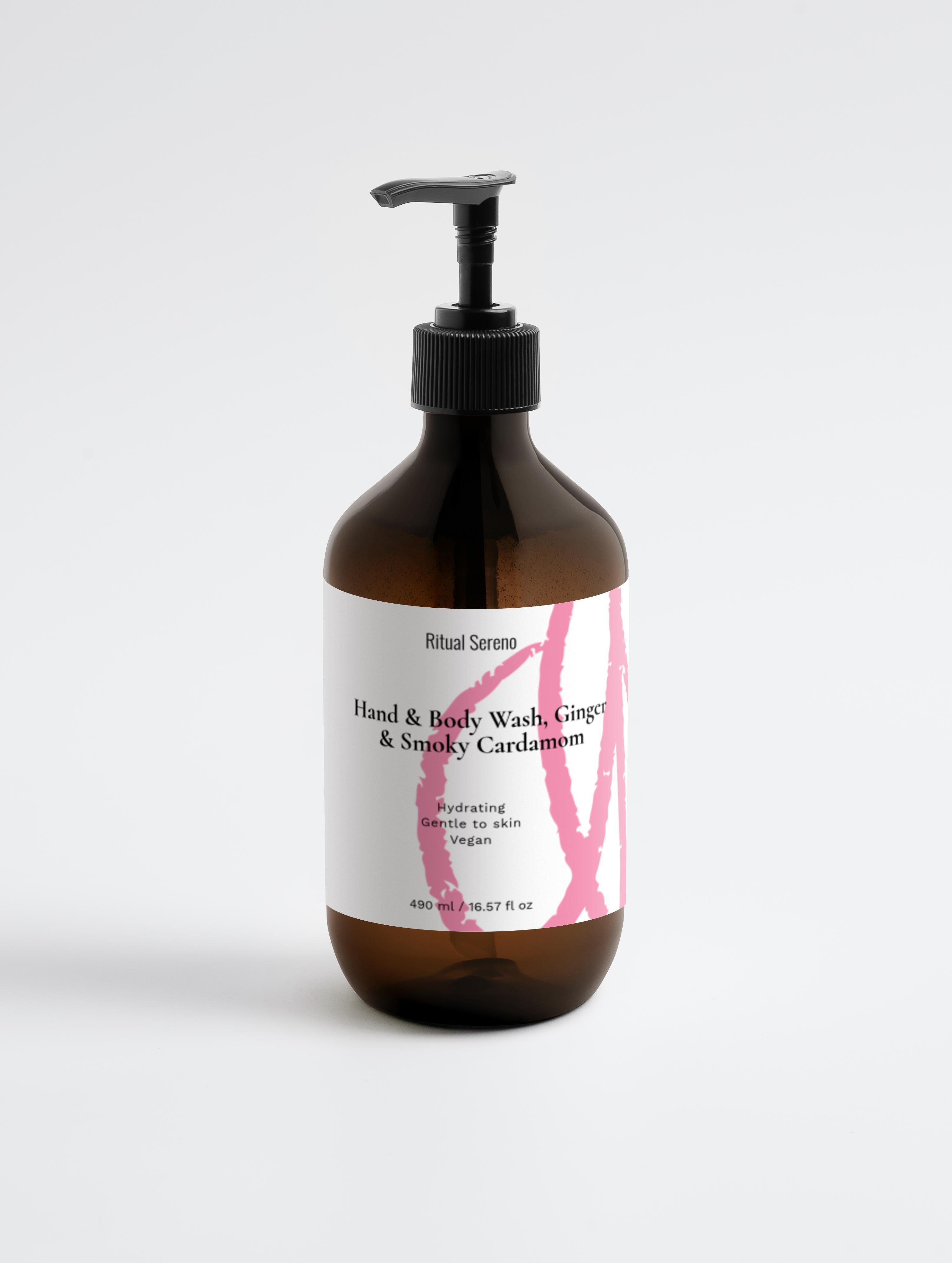 Hand & Body Wash, Ginger & Smoky Cardamom